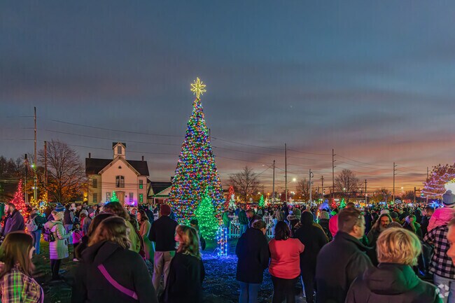 Thousands of people visit Strongsville to see the holiday light display.