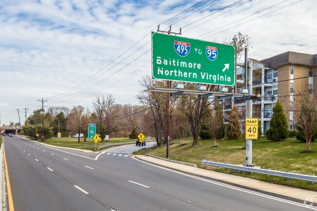 Travel is made easy with close proximity to Interstate 495