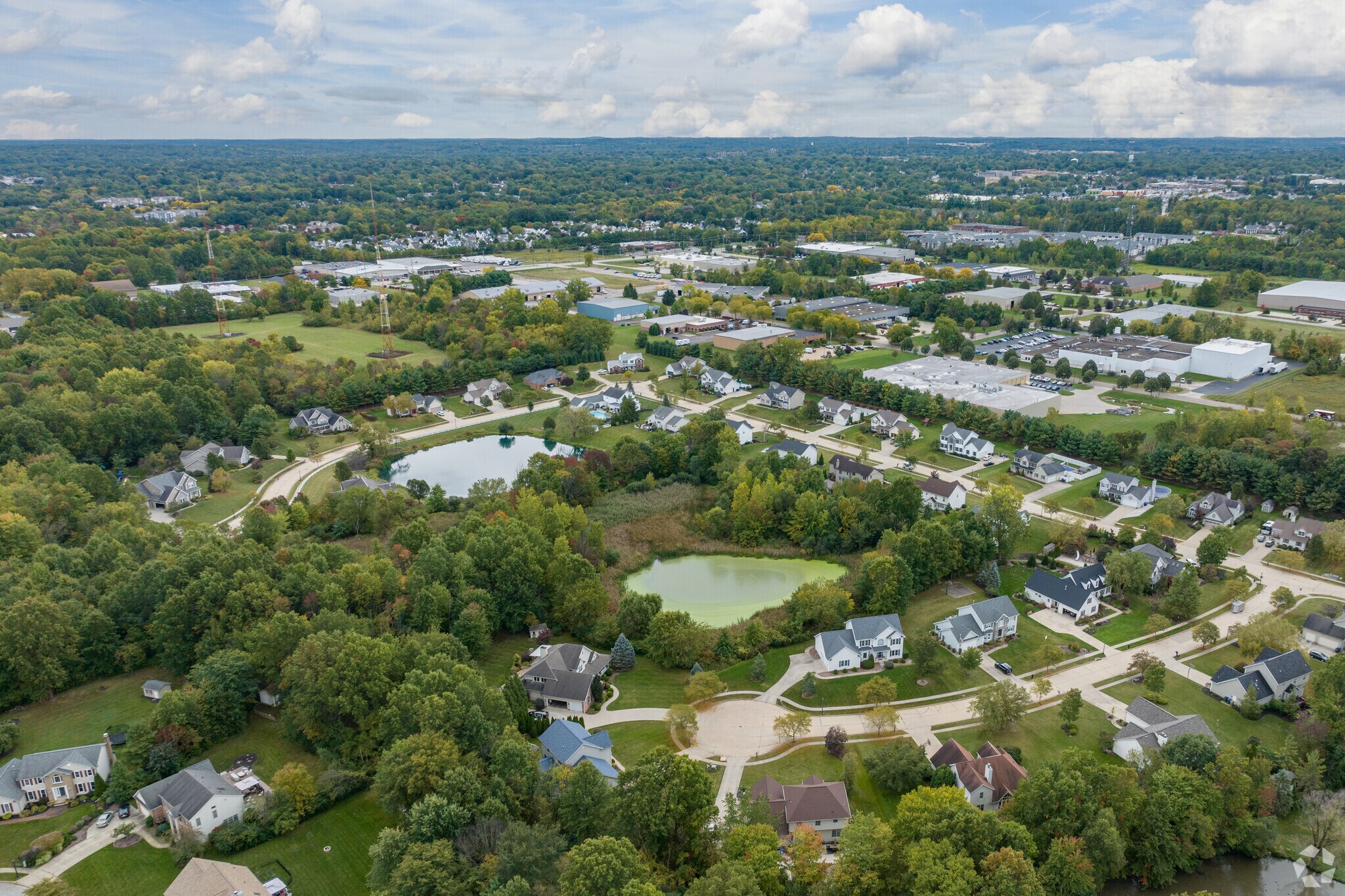 Citizens of Cuyahoga Falls have easy access to local amenities.