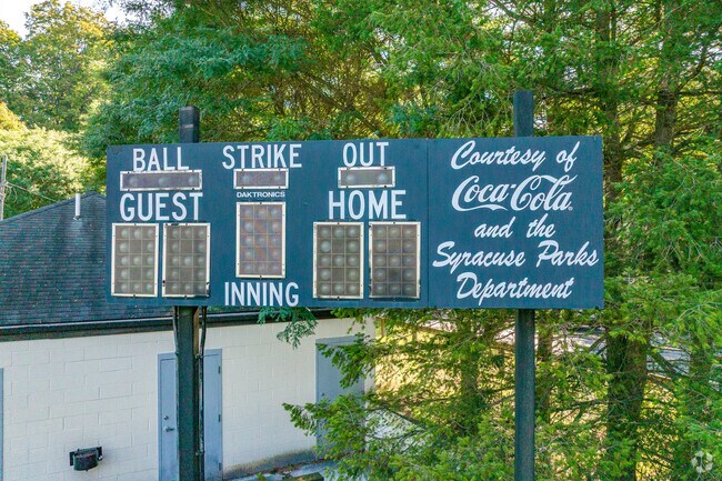 Wadsworth Park’s scoreboard is sponsored by Coca‑Cola.