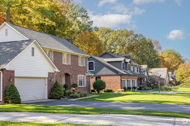 Greenfield features many well built and maintained homes.