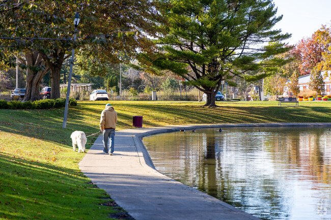 The Vander Veer Botanical Park duck pond is a favorite of Near North Side residents.
