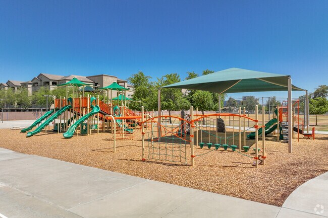 Montecito Community School in central Phoenix has a large playground for older students.