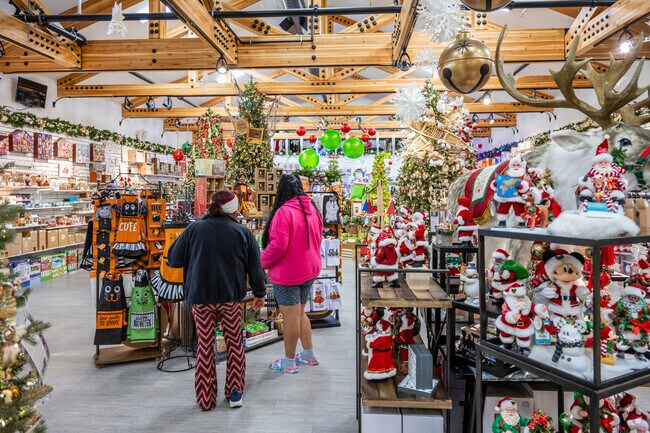 Salcha residents can gear up for Christmas at the Santa Claus House in nearby North Pole.