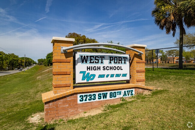 West Port High School is a highly rated, public school has a student-teacher ratio of 26 to 1.