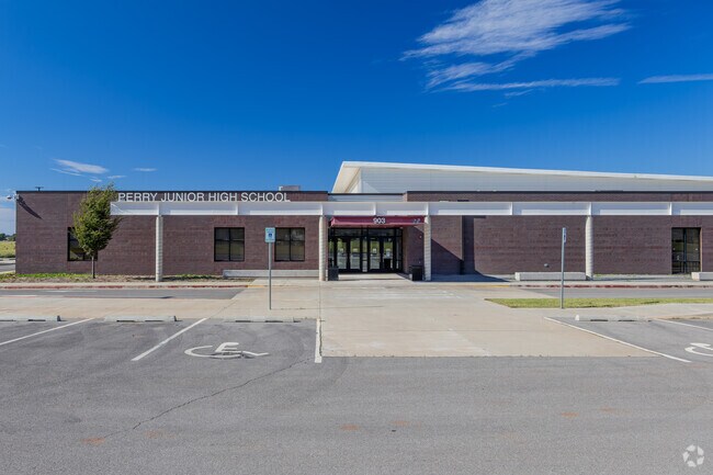 Kids are challenged to excel at Perry Junior High School.