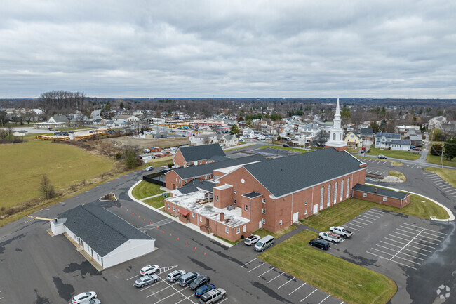Arlington Baptist School serves K through 12th grades with a focus on Christian education.