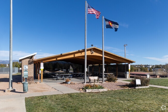 The pavilion at Penrose Park lets residents host events and have picnics on nice days.