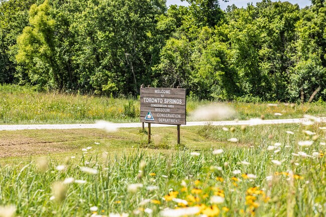 Montreal residents take a short drive to Toronto Springs Conservation Area for outdoor activities.