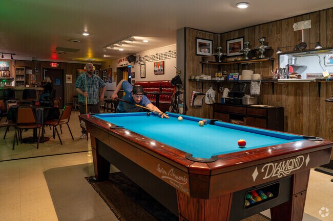 Austin Community Tavern is a spot to enjoy a game of billiards in West Steger.