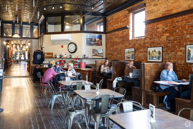 Come to the Coffee Pot in Greenville for a specialty coffee beverage.