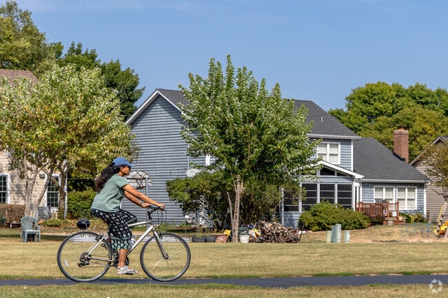 The Asbury Greenway is a long bike trail that runs through Rose Hill Farm.