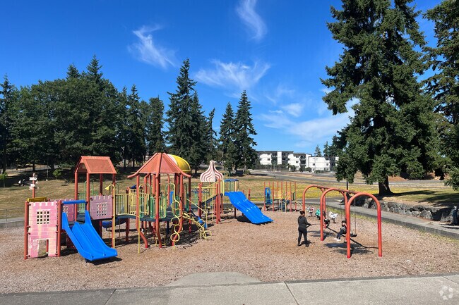 Sit and watch your kids play at the Wiggums Hollow Park in Delta.