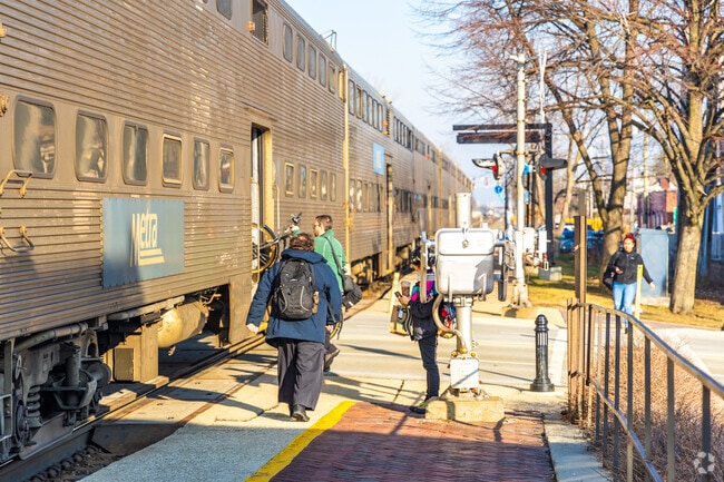 Lyons residents can get downtown Chicago quickly at the Riverside Metra station.