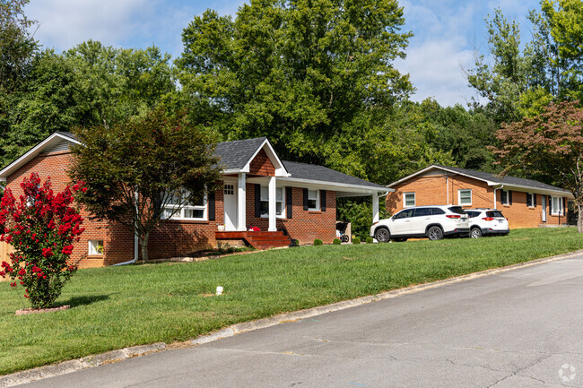 Brick ranchers are a common home style found in Johnson City..