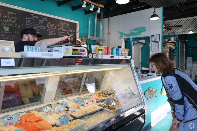 Locals in Marblehead love the selection at The Fish Market,