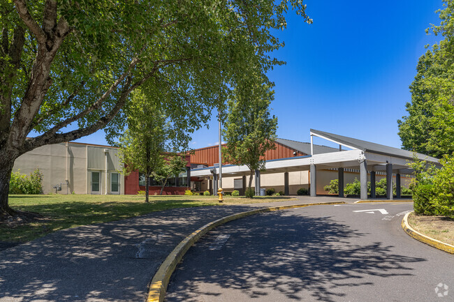 Mary Woodward Elementary School exterior.