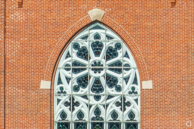Old Southside is home to Sacred Heart Church which features wonderful stained glass.