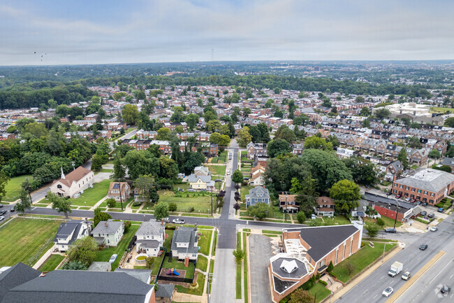 The Rognel Heights neighborhood is located in southwest Baltimore.