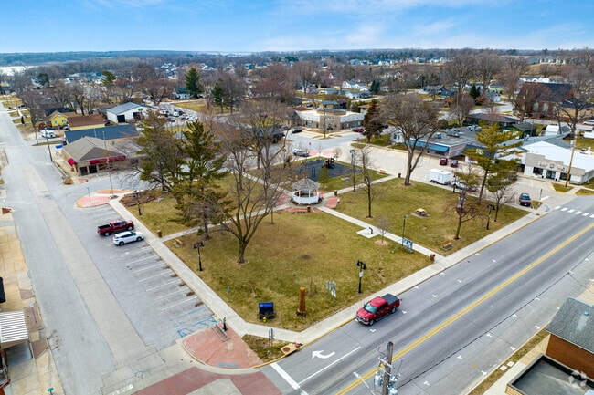 Polk City Town Square is the only remaining square in Polk County and a hub for local amenities.