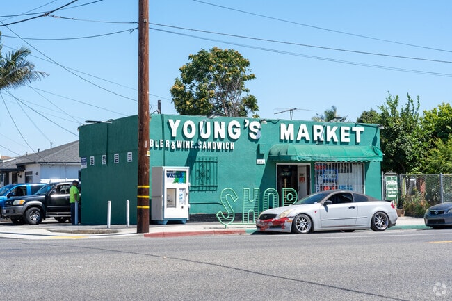 Young’s Market in Mc Kinley stocks pantry staples and fresh produce.