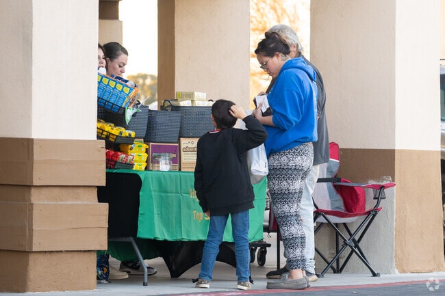 If you wait for the right season, Girl Scout cookies are sold throughout the neighborhood.