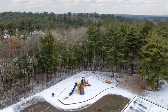 Spring Hill Elementary in Wisconsin Dells has a small playground in the back.