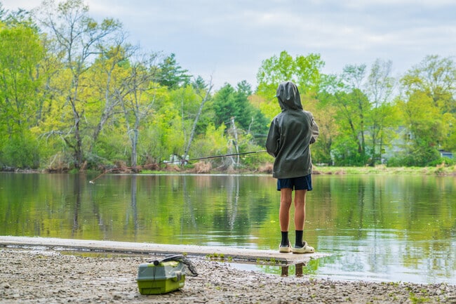 Grab your fishing rod, your tackle box, and pick your favorite lure to cast out onto the Nashua River in Shirley.