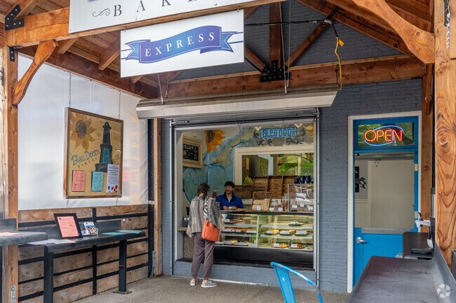 The Bleu Bakery offers breakfast, lunch and delicious pastries.