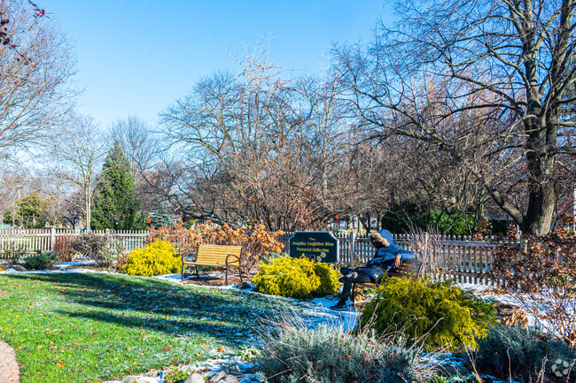 Relax amongst nature in the Foster Park garden near Woodhurst.