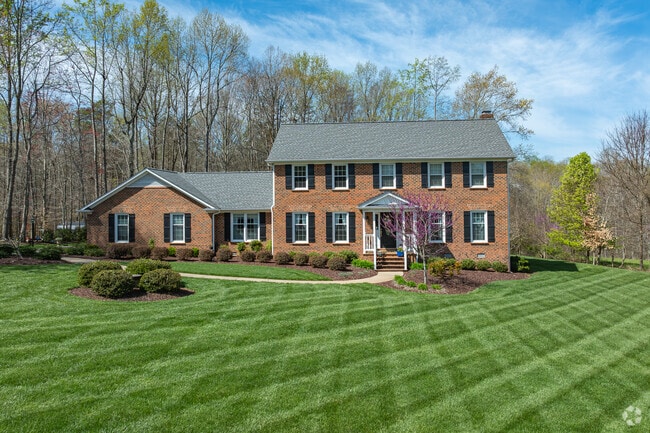 There are many styles of homes in Forest Oaks, including large colonials.