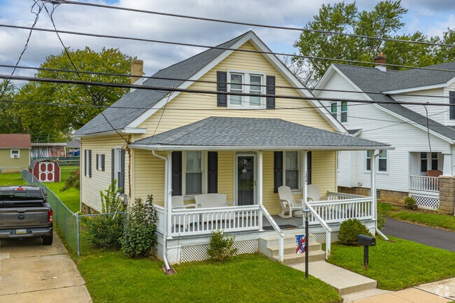 Colorful bungalows are a frequent sight in Lower Chichester Township, often times with a small yard and shaded porch.