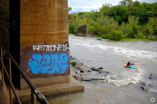 Work the rapids of the James River along the Shockoe Slip neighborhood.