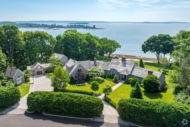 Cumberland Foreside mixes spacious mansions with traditional family homes.