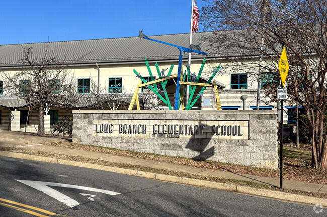 Sign for Long Branch Elementary School