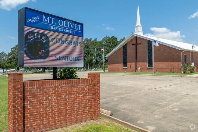 Mt. Olivet Baptist Church in Stanley reflects the town’s strong community and local roots.