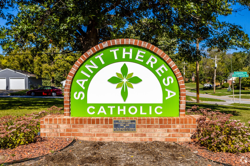 St Theresa Catholic School sign
