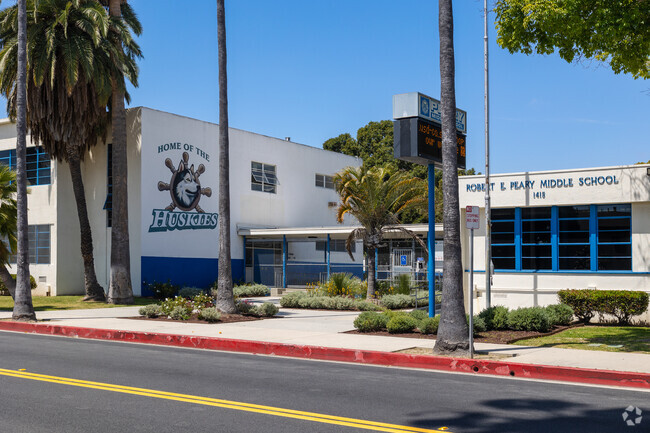 Robert E. Peary Middle School in Gardena, CA is located on W Gardena Blvd.