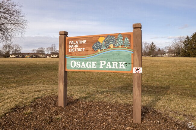 Osage Park is a part of the Palatine Park District.