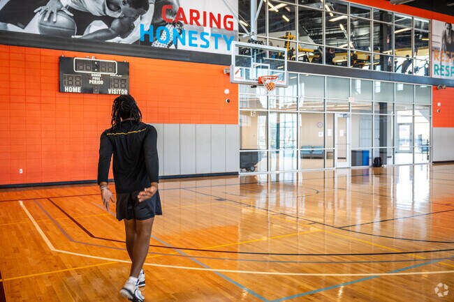 Get your friends together for some basketball at the Steve Clark YMCA near North Central.