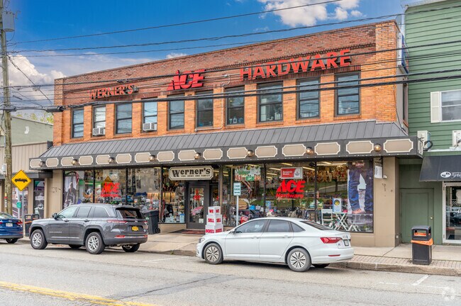 Ace Hardware on Main Street offers home improvement supplies.