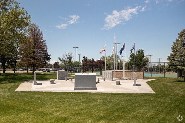 Loy Blake Park located in West Point is home of the West Point Military Memorial that represents all five military branches.