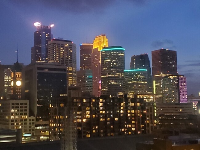 view from balcony