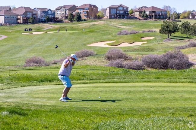 Black Bear Golf Club is literally in the back yard of some Village of Parker homes.
