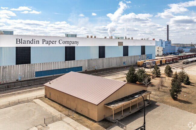 UPM Blandin Paper Mill is located in Grand Rapids along the Mississippi River and is one of the largest employers.