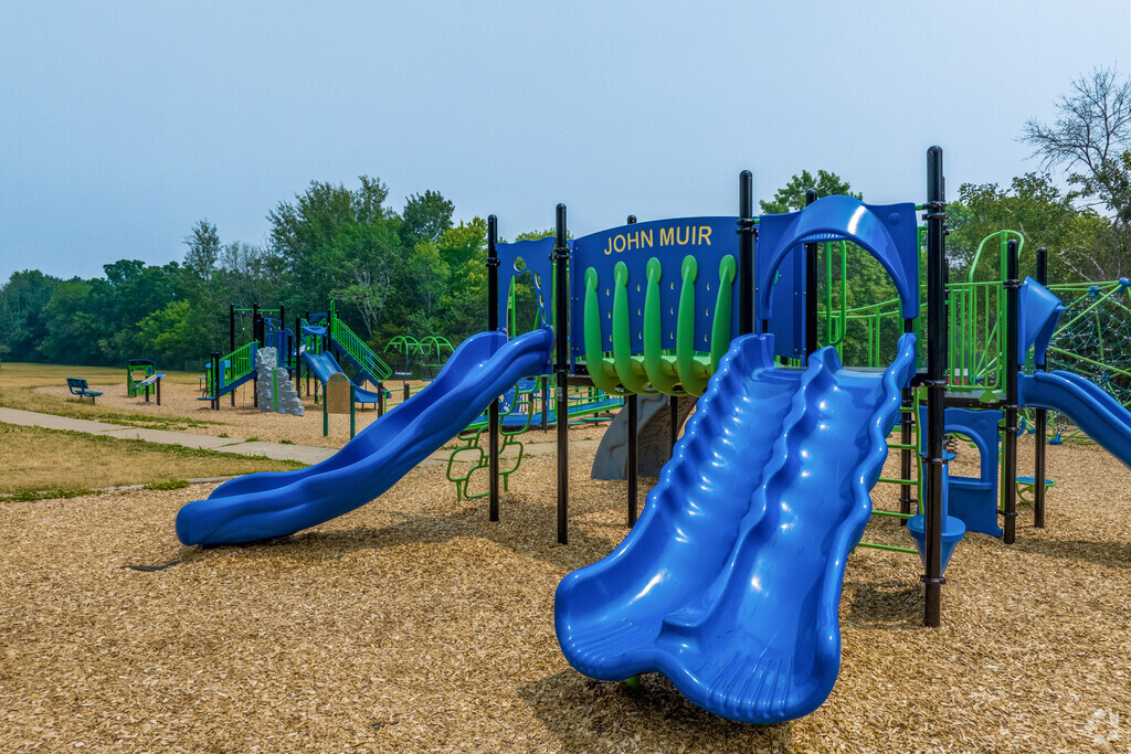 There is playground equipment at John Muir Elementary School in Madison.