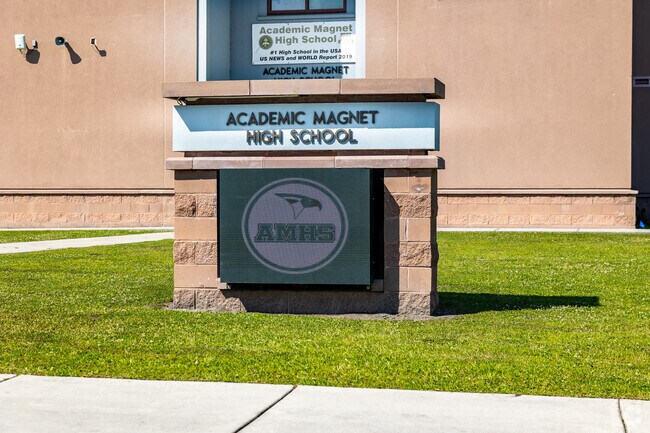 Academic Magnet High School welcomes students in North Charleston.
