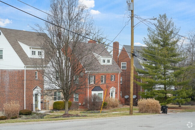 Mount Washington has many 2-story brick homes throughout the neighborhood.