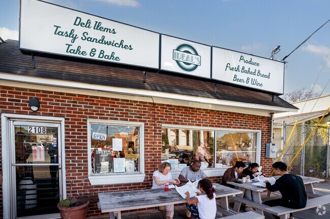 Arrive early or you'll be standing in line at Ideal Sandwich and Groceries in East Durham.