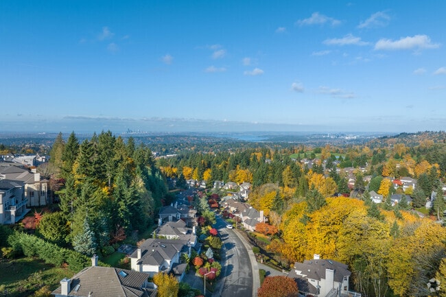 The Reserve is an upscale neighborhood in the Seattle suburb of Newcastle with custom homes.
